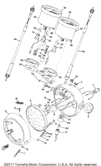 Head Lamp, Speedometer & Tachometer (Ct1 B)