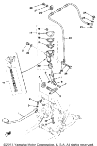 Brake Pedal - Master Cylinder