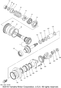 Middle Drive Gear
