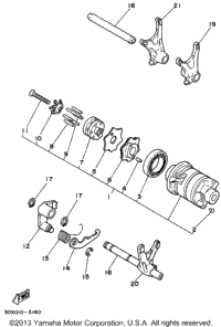 Shift Cam - Shift Fork