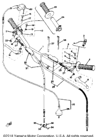 Handlebar-Cable Yz250c