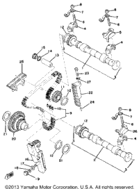 Camshaft - Chain Tensioner