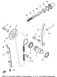 Camshaft - Chain Tensioner