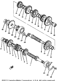 Transmission Yz125g