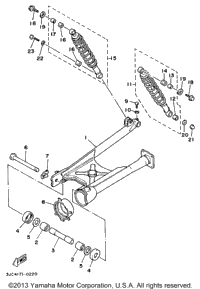 Swing Arm Rear Shocks