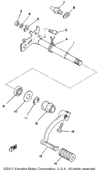 Shift Shaft - Pedal