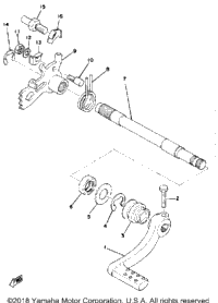 Shift Shaft Yz250c