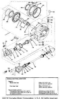 Final Drive Gear - Drive Shaft