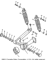 Swing Arm Rear Shocks