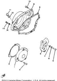 Crankcase Cover Yz250g H