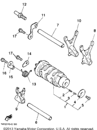 Shift Cam Fork
