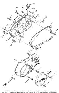 Crankcase Cover Yz80e F