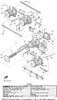 Carburetor Non California Model