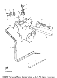 Steering Handle Cable