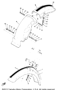 Front Fender Rear Fender