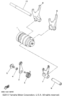 Shift Cam Shift Fork