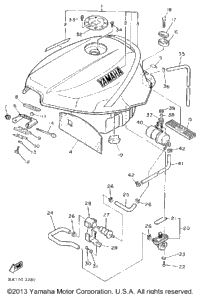 Fuel Tank Non California Model