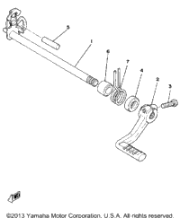 Shift Shaft - Pedal