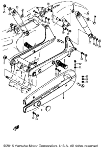 Rear Arm - Rear Cushion - Chain Case