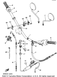 Steering Handle Cable