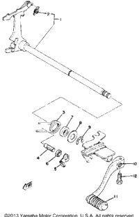 Shift Shaft - Pedal