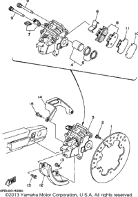 Rear Brake Caliper