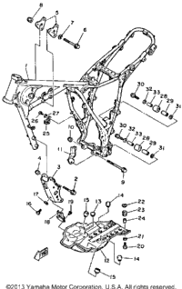 Frame Xt600lc - Nc