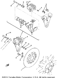Rear Disc Brake - Caliper