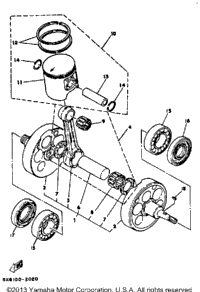 Crank - Piston