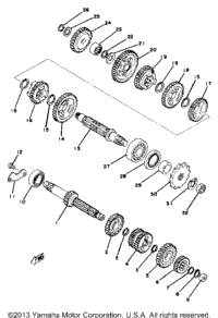 Transmission Yz80f