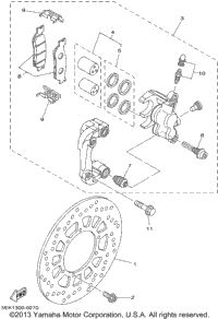 Front Brake Caliper