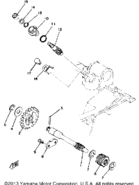 Tachometer Gear