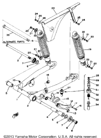 Rear Arm-Rear Cushion-Chain Case