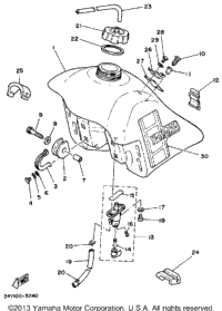 Fuel Tank Yz250k