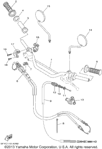 Steering Handle Cable
