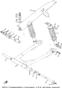Rear Arm Rear Cushion Chain Case
