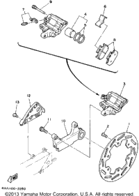 Rear Brake Caliper