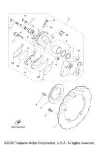 Rear Brake Caliper