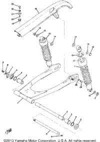 Rear Arm Rear Cushion Chain Case