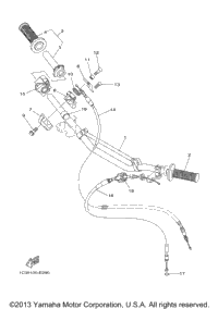 Steering Handle Cable
