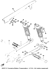 Rear Arm Rear Cushion Chain Case