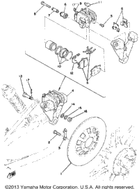 Rear Disc Brake - Caliper