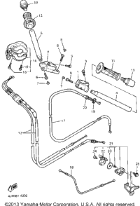 Steering Handle Cable