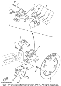 Rear Brake Caliper
