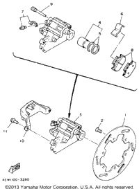 Rear Brake Caliper