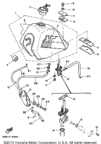 Fuel Tank Xt350sc