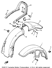Front Fender Rear Fender