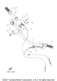 Steering Handle Cable