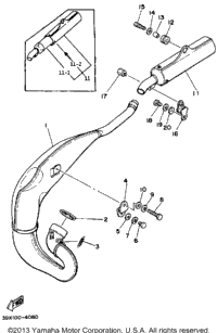 Exhaust Yz250l