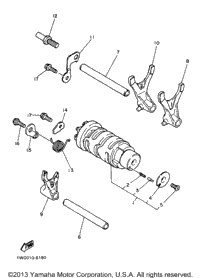 Shift Cam Shift Fork